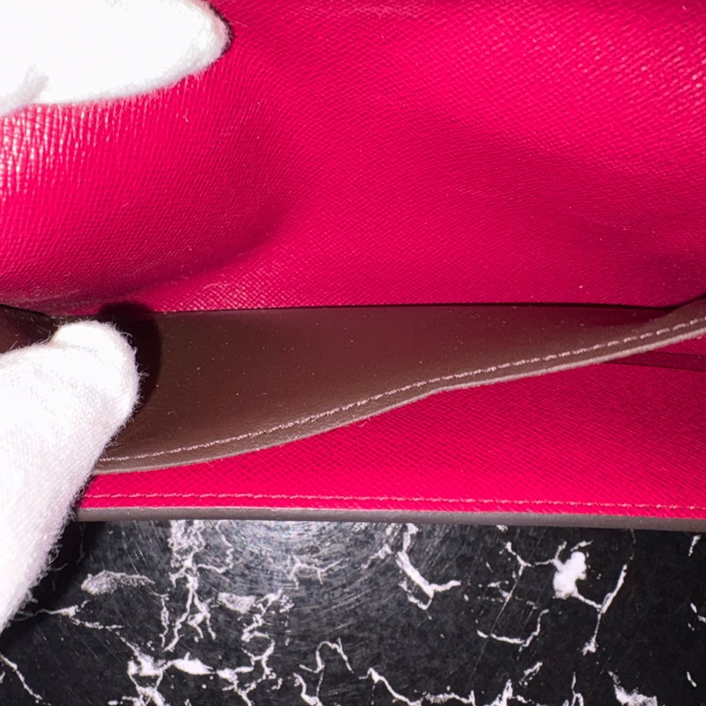 AUTH Louis Vuitton Emilie Wallet in Fuschia Great Pre-Loved Conition with COA! - Picture 9 of 12